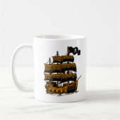 Pirate Ship Coffee Mug Kaffeetasse (Links)