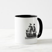 Pirate Ship Coffee Tasse (VorderseiteRechts)