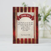 Pirate Ship Grunge Geburtstagsparty Danke Karte (Stehend Vorderseite)