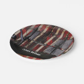 Pirate Ship Grunge Geburtstagsparty Teller (Schrägansicht)