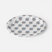 Pirate Ship Happy Birthday Pappteller (Schrägansicht)