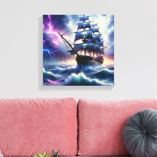 Pirate Ship Leinwanddruck (Insitu (Wohnzimmer))