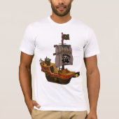 Pirate Ship Mens T - Shirt (Vorderseite)