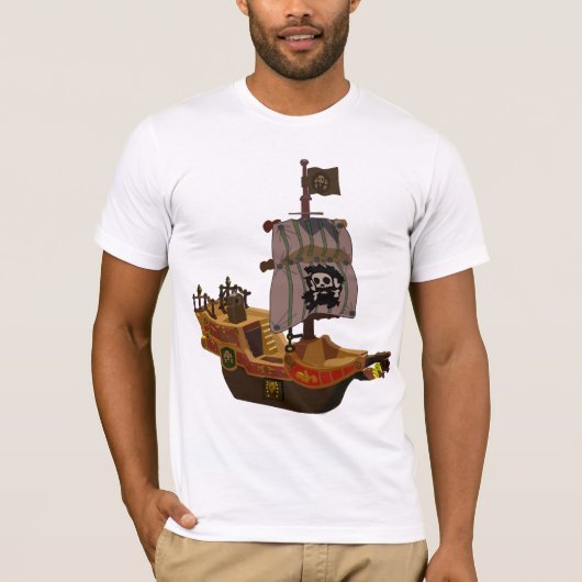 Pirate Ship Mens T - Shirt (Vorderseite)
