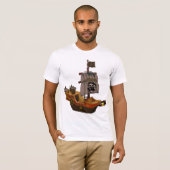 Pirate Ship Mens T - Shirt (Vorne ganz)