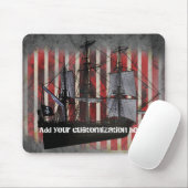 Pirate Ship Pirates Grunge Cool Mouse Pad Mousepad (Mit Mouse)