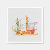 Pirate Ship San Salvador Serviette (Vorderseite)