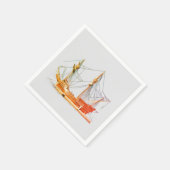 Pirate Ship San Salvador Serviette (Ecke)