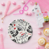 Pirate Ship Skulls Boy Birthday Party Custom Name Pappteller (Party)