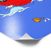 Pirate Ship Szene Fotodruck (Ecke)