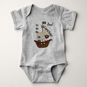 Pirate Ship Treasure Baby Strampler