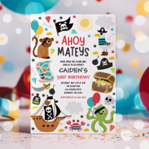 Pirate Ship Treasure Geburtstagspartei
