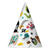 Pirate Ship Treasure Geburtstagspartei Partyhütchen (Links)