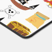 Pirate Ship Treasure Thest Muster Schreibtischunterlage (Ecke)