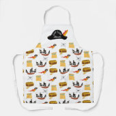 Pirate Ship Treasure Thest Muster Schürze (Vorderseite)