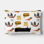 Pirate Ship Treasure Thest Muster Zubehörtasche (Vorderseite)