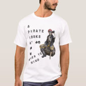 Pirate sieht 40 T - Shirt an (Vorderseite)