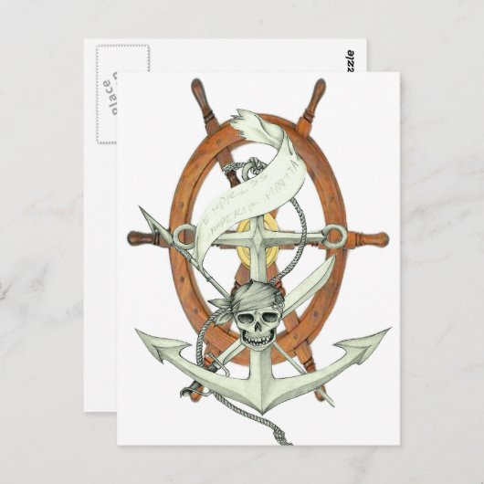 Pirate Sigil Postkarte (Vorne/Hinten)