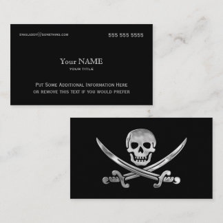Pirate Silver Visitenkarte
