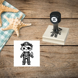 Pirate Skeleton Gummistempel