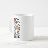 Pirate Skeleton Halloween T Rex Candy Dinosaur Shi Kaffeetasse (Vorderseite Links)