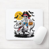 Pirate Skeleton Halloween T Rex Candy Dinosaur Shi Mousepad (Mit Mouse)