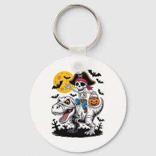 Pirate Skeleton Halloween T Rex Candy Dinosaur Shi Schlüsselanhänger