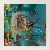 PIRATE SKELETON IN EINEM BARREL PUZZLE (Horizontal)