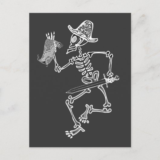 Pirate Skeleton Karte (Vorderseite)