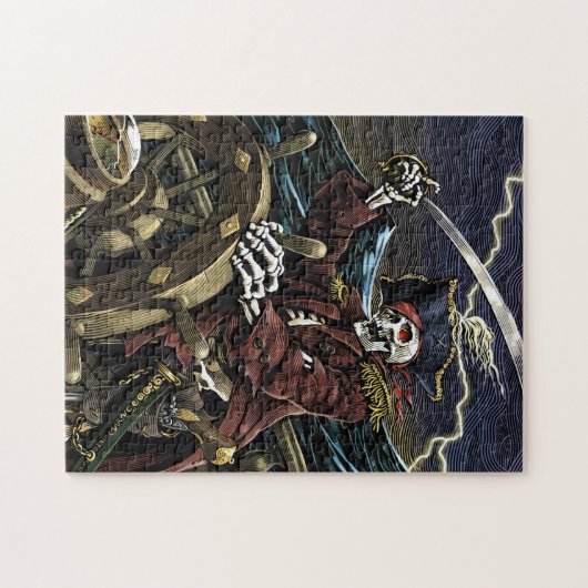Pirate Skeleton Puzzle (Horizontal)