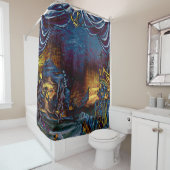 Pirate Skeleton Schatz Im Comic Duschvorhang (Beispiel)