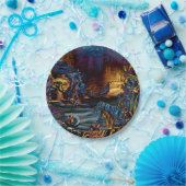 Pirate Skeleton Schatz Im Comic Pappteller (Party)