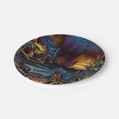 Pirate Skeleton Schatz Im Comic Pappteller (Schrägansicht)