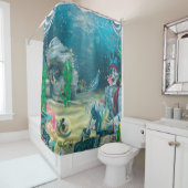 Pirate Skeleton Schatz im Meer Duschvorhang (Beispiel)