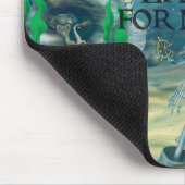 Pirate Skeleton Schatz im Meer Mousepad (Ecke)