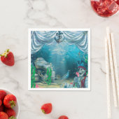 Pirate Skeleton Schatz Unterseegebiet Party Serviette (Beispiel)