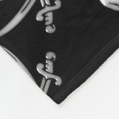 Pirate Skull and Sword Crossbones (TLAPD) Fleecedecke (Ecke)