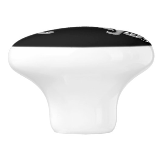 Pirate Skull and Sword Crossbones (TLAPD) Keramikknauf (Seitenansicht)