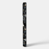 Pirate Skull auf Black Diamonds iPhone / iPad Gehä Case-Mate iPhone Hülle (Rückseite / Links)