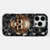 Pirate Skull auf Black Diamonds iPhone / iPad Gehä Case-Mate iPhone Hülle (Rückseite (Horizontal))