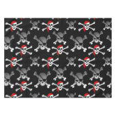 Pirate Skull auf Knochen Pirate Tableclout Tischdecke (Vorderseite (Horizontal))