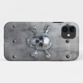 Pirate Skull auf Metal Case-Mate iPhone Hülle (Rückseite (Horizontal))