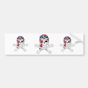 Pirate Skull Autoaufkleber
