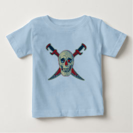 Pirate (Skull) - Baby Fine Jersey T - Shirt