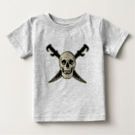 Pirate (Skull) - Baby Fine Jersey T - Shirt