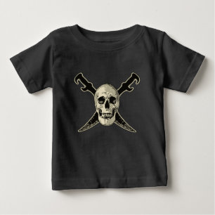 Pirate (Skull) - Baby Fine Jersey T - Shirt
