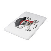 Pirate Skull Badematte (Schrägansicht)