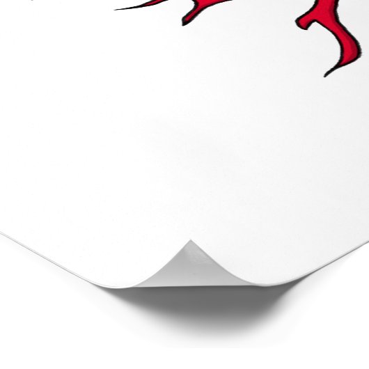 Pirate Skull Bandana Poster (Ecke)