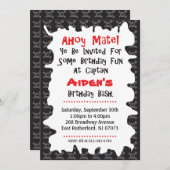 Pirate Skull Birthday Card (Vorne/Hinten)