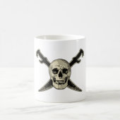 Pirate (Skull) - Black 11 oz Ringer Tasse (Mittel)